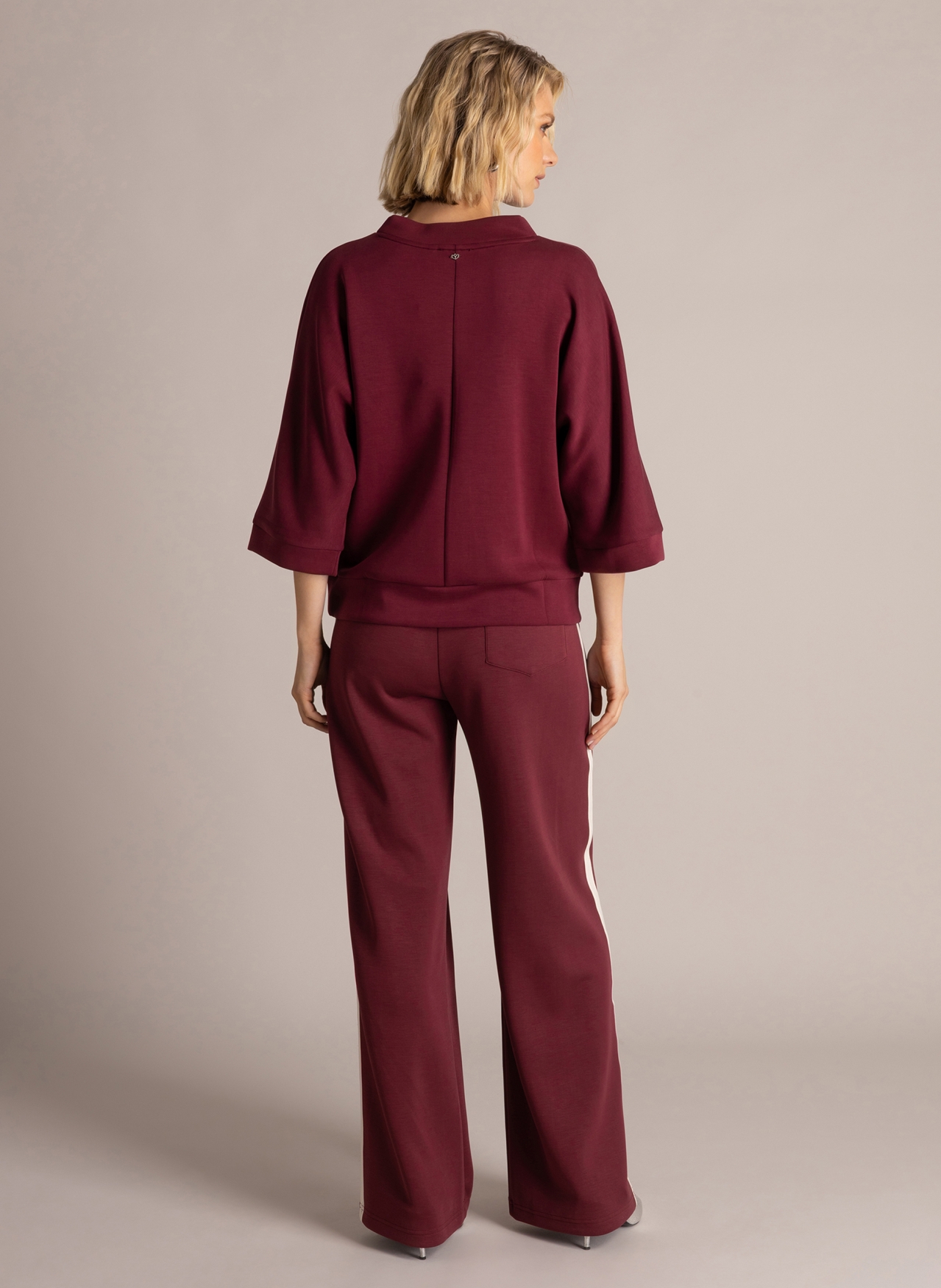 Yest Sally top Wine Red